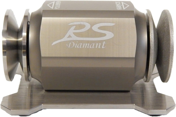 Duke-Handel Messerschärfer Rollenschärfer, Rollenschleifer inkl. Mikrofasertuch, mit Ballig/Konvex X-Schliff trocken oder schnellem Wasserschliff Bild 2