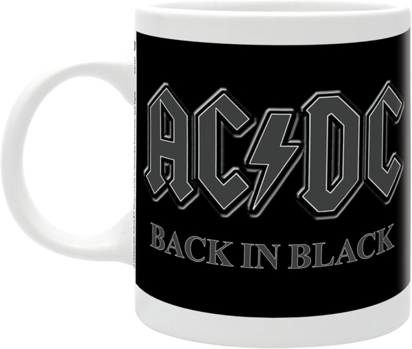 Tasse AC,DC Back in Black Kaffeebecher Pott Keramik Bild 2