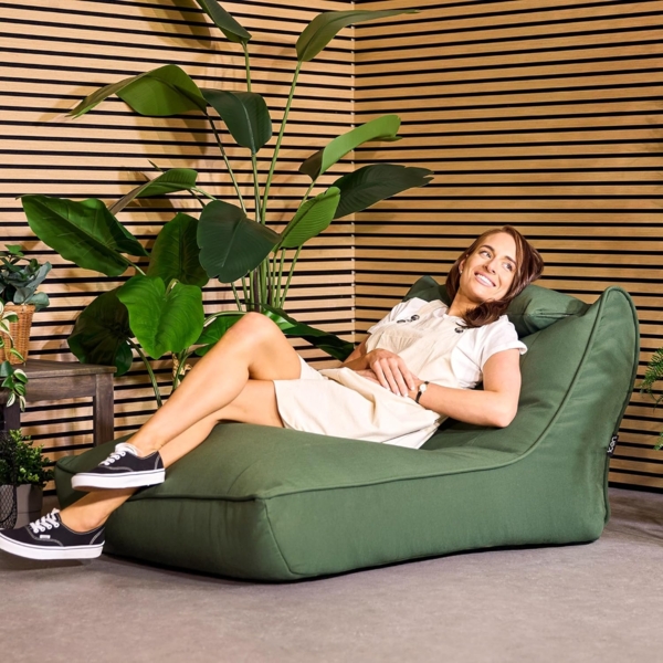 icon Sitzsack Liege aus Olefin „Nova“, mit Füllung, XXL, Made in Germany, für Erwachsene & Kinder, wetterfest Bild 2