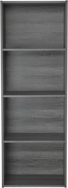 Iris Ohyama, Aufbewahrungseinheit, Bücherregal, 4 feste Regale, massiv, Design, multifunktional, Büro, Eingang, Schlafzimmer, Wohnzimmer – Basic Storage Shelf CX-4 – graue Eiche Bild 7