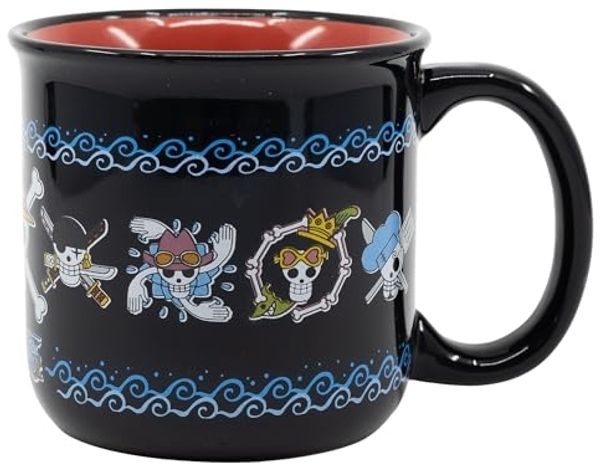 One Piece Anime Tasse 400 ml Keramik Frühstücksbecher mit Geschenkbox