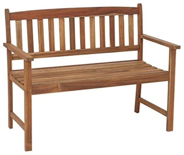 greemotion Bank Borkum, Akazie, FSC 100%, wetterfest, Gartenbank, Maße 109x86x58 cm, natur