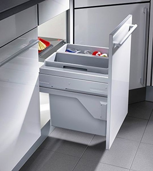 HAILO 3610-47 Abfallsorter 38 (2x19) Liter EURO CARGO S-45/2 für 45 cm Schrankbreite