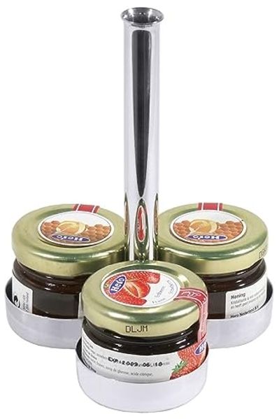 Contacto Edelstahl Marmeladen - Etagere für 3 Portionen