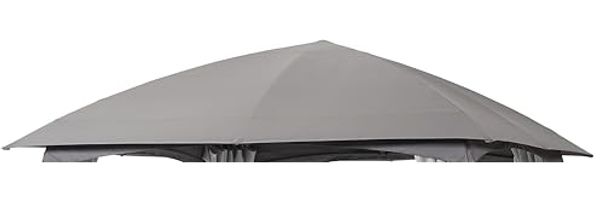 LECO Dachtextil anthrazit, Polyester, für Pavillon MILENA 3,3x3,3 m
