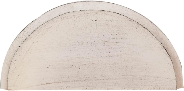 Biscottini Shabby Chic Wandregal 31 x 15 x 34 cm Made in Italy | Weißes Wandregal aus Holz | Shabby Chic Wandregale für Handwerk Bild 5