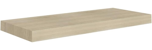 vidaXL Schwebendes Wandregal Eichefarben 60x23,5x3,8 cm MDF 323874