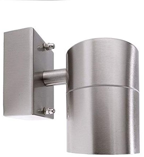 Deko Light Zilly Down Wandleuchte außen silber IP44 1 flg. GU10 Modern