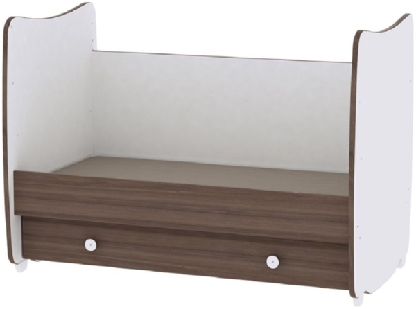 Lorelli 'Dream' Babybett 70x140 cm umbaubar, mit Schaukelfunktion, weiß Bild 5