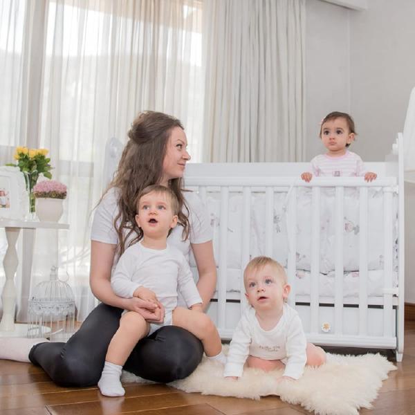 Lorelli 'Dream' Babybett 70x140 cm umbaubar, mit Schaukelfunktion, weiß Bild 7