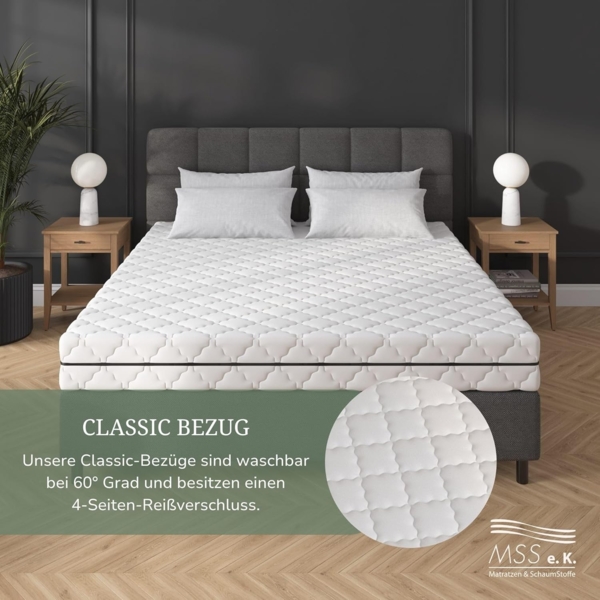 MSS 7 Zonen TTFK-Matratze MedicPlus 180x200x21 cm H2 Bild 8