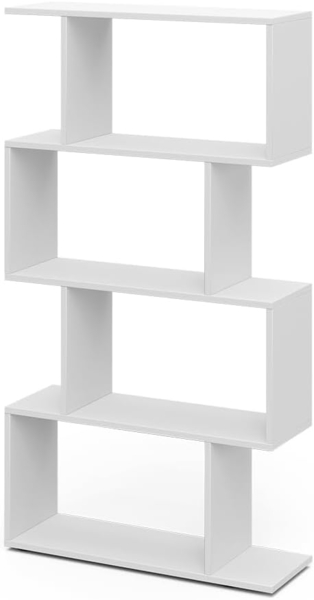 Raumteiler Levio Weiß 70 x 132.1 cm 4 Fächer Vicco