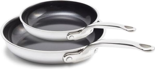 GreenPan Premiere Bratfpannenset 2-tlg, 20+28cm Edelstahl