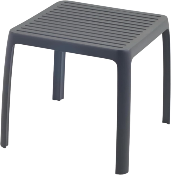 Papatya Wave Sonnenliege Tisch anthrazitgrau