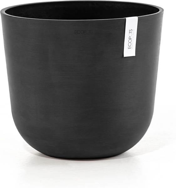 Ecopots Pflanztopf Oslo Ø 35 x 30,5 cm dunkelgrau
