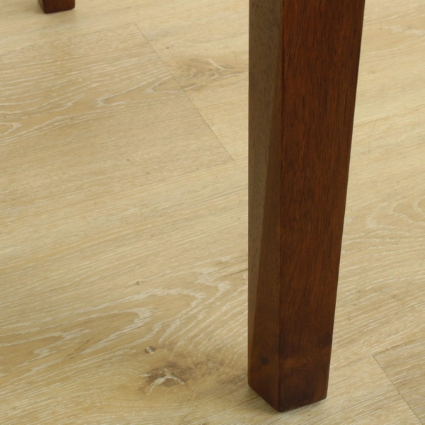 Six Lederstuhl Felice Creme Weiß Nussbaum Bild 7