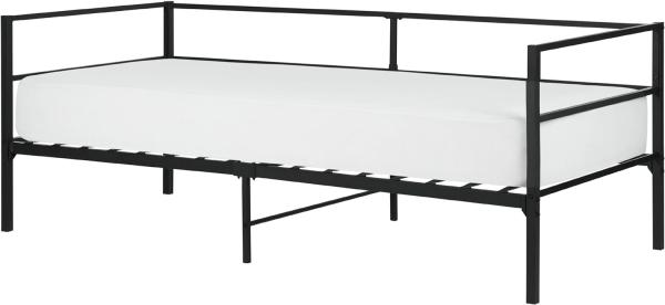 Bett mit Lattenrost BATTUT 90 x 200 cm Metall Schwarz