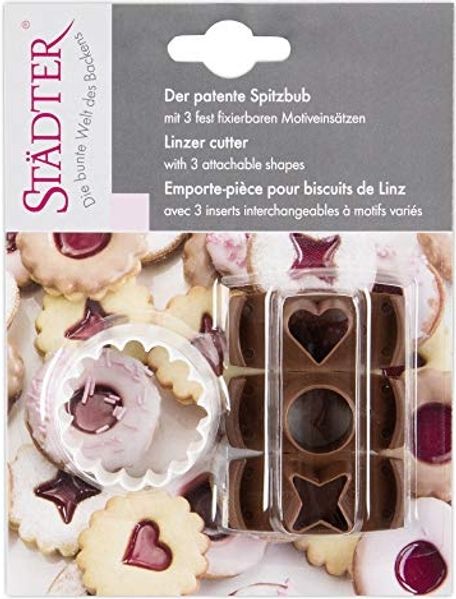 Städter Ausstecher Der patente Spitzbub Linzer-Ausstecher Gewellt 4 cm