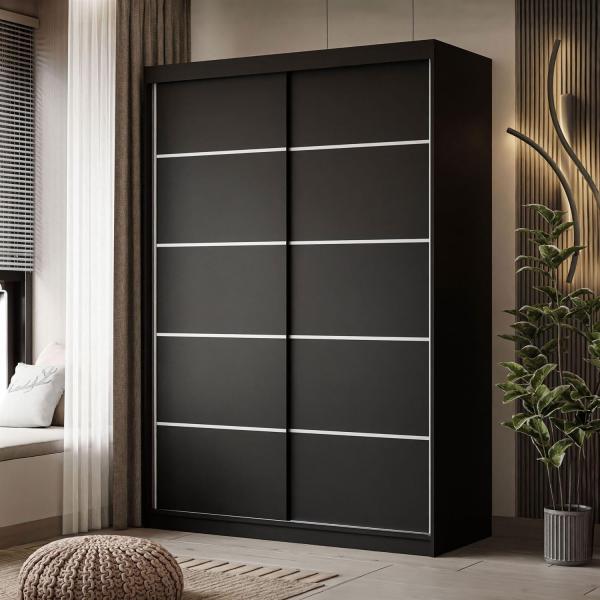 Lookway Kleiderschrank CAMARO PLUS 150 cm Schiebetürenschrank