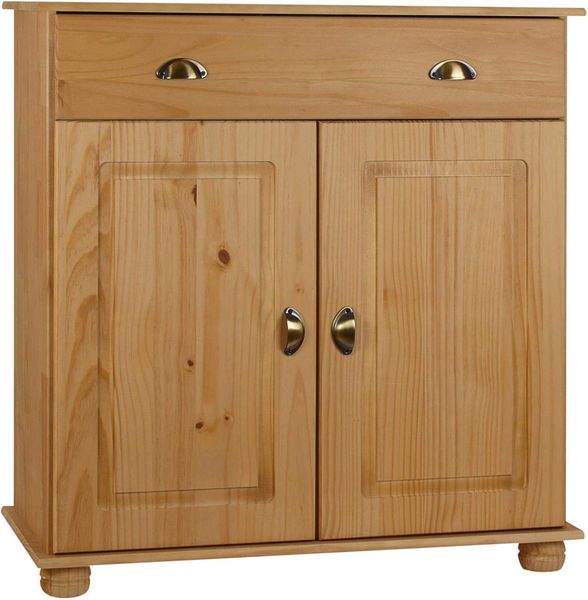 IDIMEX Kommode Vertiko Colmar, Sideboard mit 1 Schublade und 2 Türen in Kiefer massiv gebeizt
