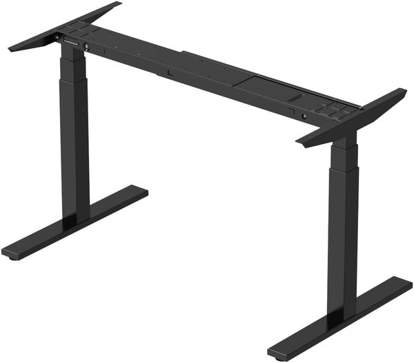 BISLEY E-WonderTech Gestell, EWT08G333, 333 schwarz, Gestell für elektrisch höhenverstellbaren Schreibtisch, Maße: H 630-1280 x B 1100-1800 x T 600-800 mm