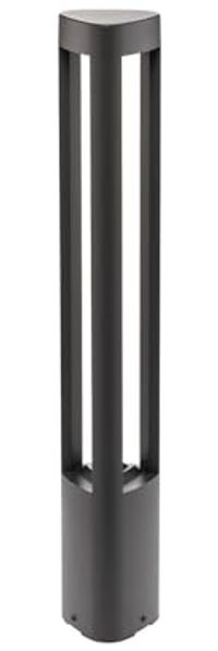 Lucande Außen-Stehlampe Pirron, 1x8 W LED, warmweiß