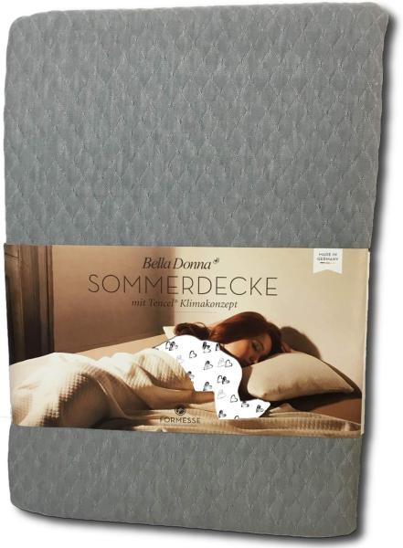 Formesse BELLA DONNA Sommerdecke | Tagesdecke | mit Tencel Klimakonzept 150x220 cm 0215 - hellanthrazit