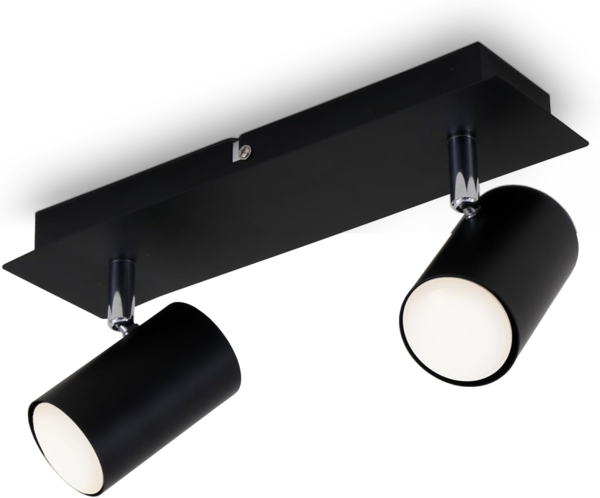 Briloner Leuchten LED Deckenspots 2857025 Run, ohne Leuchtmittel, Warmweiß, Deckenlampe, 29x8x12,3, max. 40W, GU10, Wohnzimmer, Flur