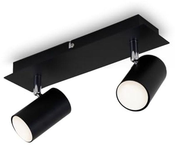 Briloner Leuchten LED Deckenspots 2857025 Run, ohne Leuchtmittel, Warmweiß, Deckenlampe, 29x8x12,3, max. 40W, GU10, Wohnzimmer, Flur