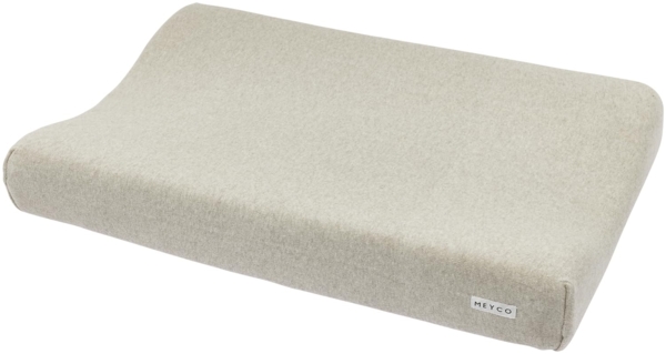 Meyco Knit Basic Wickelauflagenbezug Sand Melange Braun sand