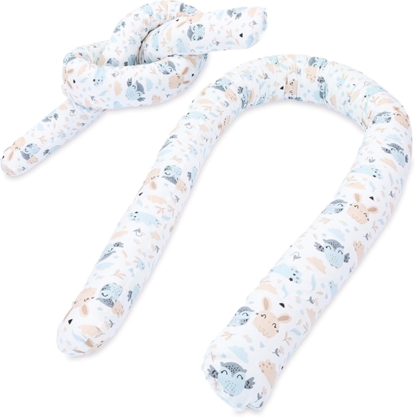 Totsy Baby Nestchenschlange XXL 400 cm Bettschlange Bettkissen Stillkissen Bettrolle Zierkissen Bild 2