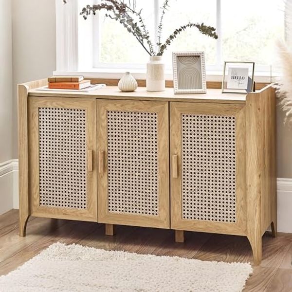 Julian Bowen Sydney 3-türiges Sideboard, Eiche, 75 x 120 x 41 cm