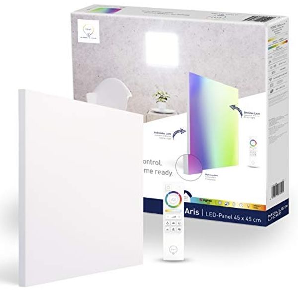 tint LED-Leuchtmittel Panelleuchte ARIS, Steuerung per Fernbedienung
