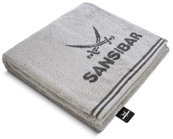 Sansibar Sylt Duschtuch Badetuch Saunatuch Frottier-Serie "Doubleface“, 80x150 cm, (1-St), mit hochwertig gewebtem Sansibar Logo