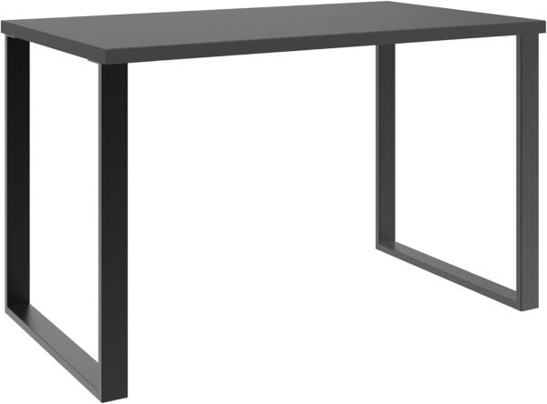 Schreibtisch >HOME DESK< in Graphit - 120x75x70cm (BxHxT)