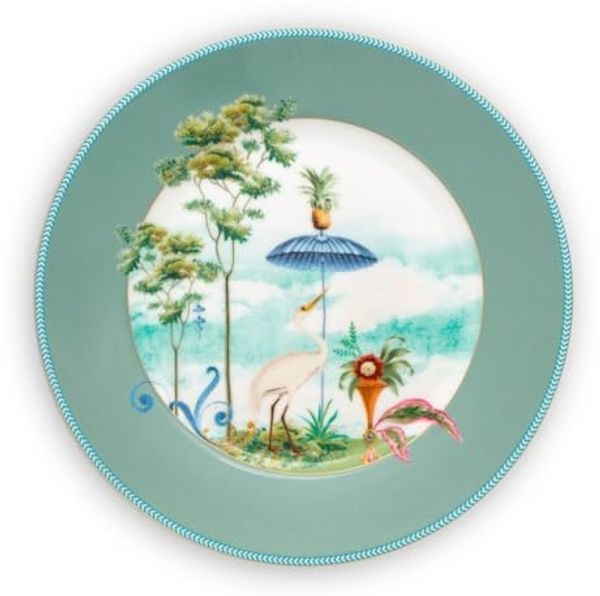 PiP Studio Frühstücksteller Jolie Blue Teller 21 cm, Plate Jolie Blue 21cm