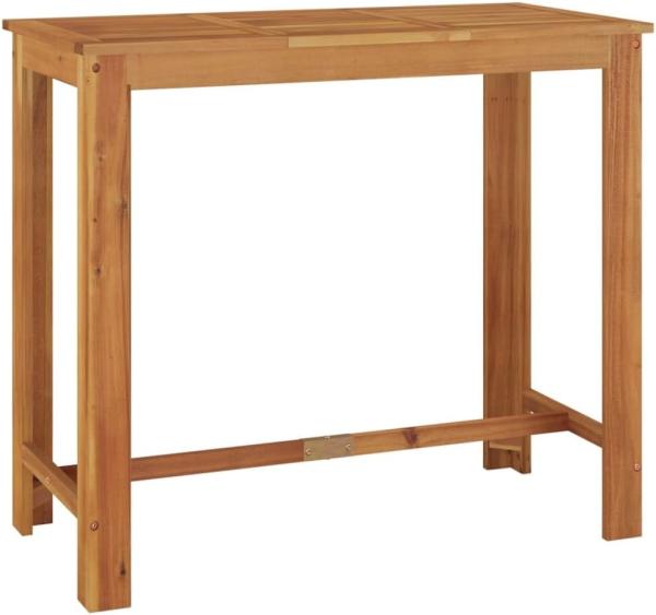 vidaXL Garten-Bartisch 120x60x105 cm Massivholz Akazie 319701