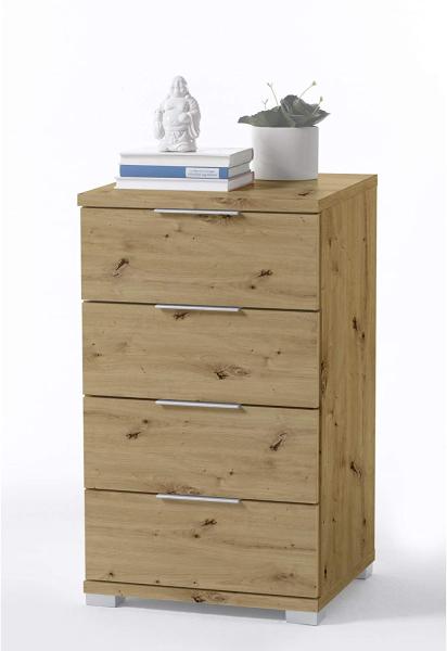 Nachttisch Uno / Universal, Holzwerkstoff, Holzfarben, 46 x 79 x 42 cm