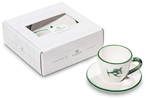 Grüner Toni, Espresso für Dich Gourmet - Gmundner Keramik Espressotasse - Mikrowelle geeignet, Spülmaschinenfest