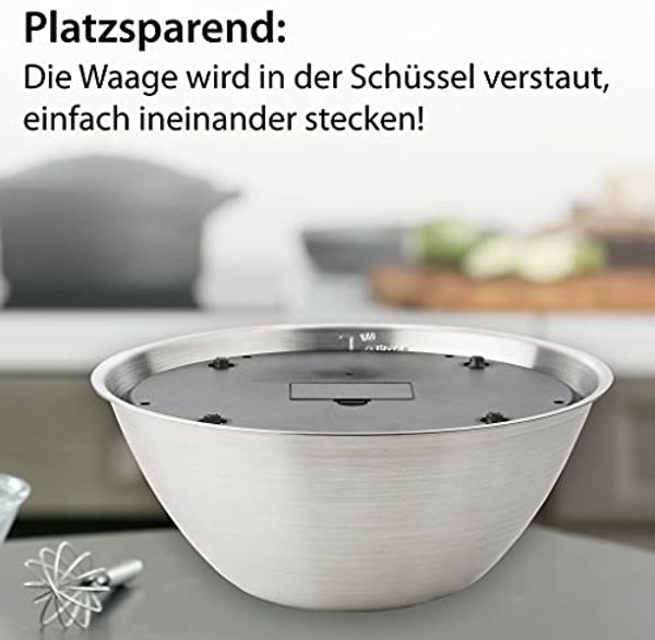 ADE Digitale Küchenwaage mit Schüssel Bild 6