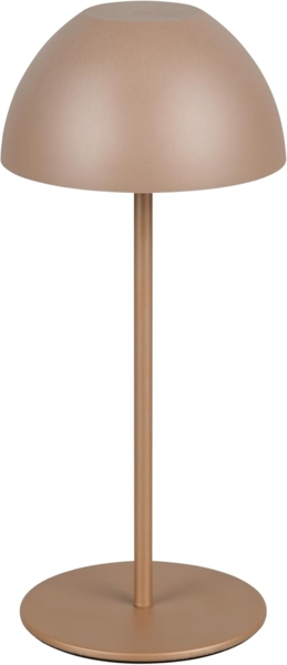 Akku LED Tischleuchte ORTIZ kabellos für Innen & Außen, Coffee - 20cm klein