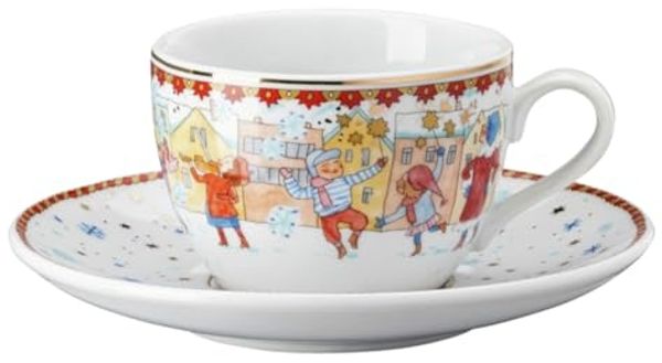 Hutschenreuther Cappuccinotasse 2tlg Weihnachtsklänge