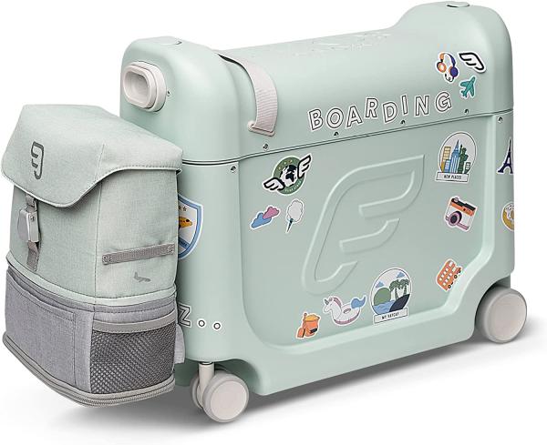 JETKIDS™ BY STOKKE® Aufsitzkoffer BedBox™ mit Crew BackPack™ Green