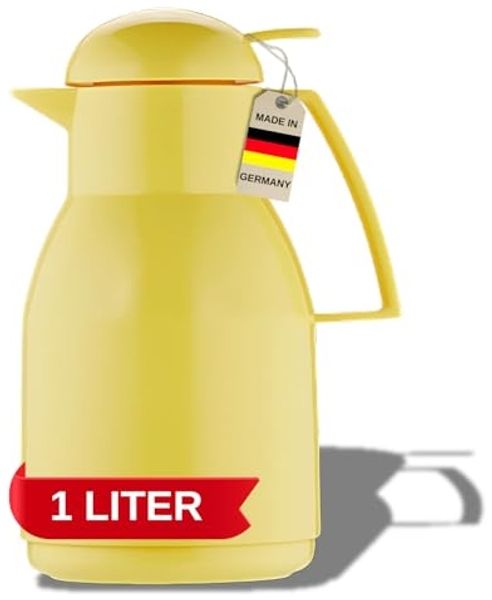 Helios Isolierkanne 1,0 l gelb 2724-035