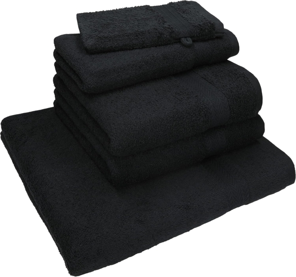 Betz Handtuch Set 5-TLG. Handtuchset NICE PACK 100% Baumwolle, 100% Baumwolle