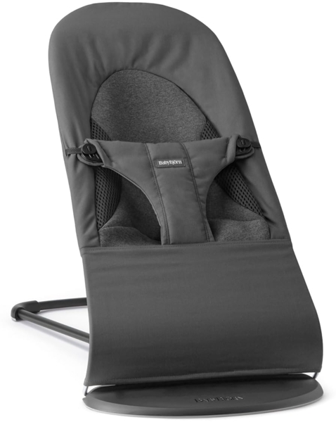BabyBjörn 'Balance Soft Jersey' Wippe, gewebt dunkelgrau, 56 x 39 x 79 cm