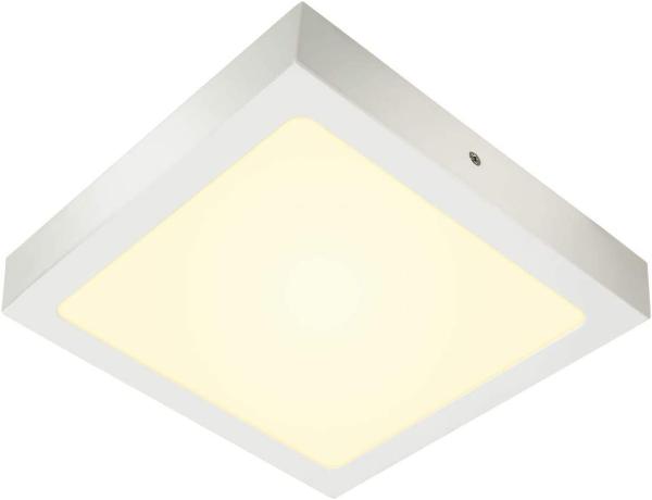 SLV Leuchte 1003019 SENSER 24 Indoor LED Deckenaufbauleuchte eckig weiß