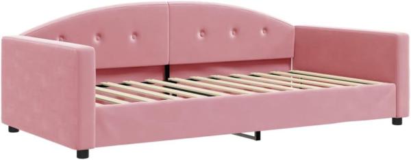 vidaXL Tagesbett Rosa 100x200 cm Samt 354146