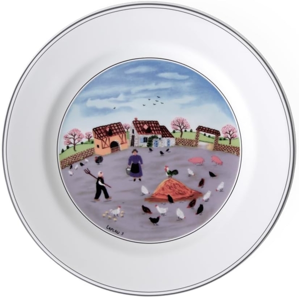 Villeroy & Boch Design Naif Frühstücksteller ø 21 cm Hühnerhof - DS