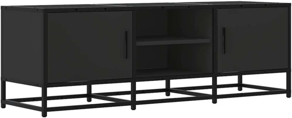 TV-Schrank Schwarz 120x35x41 cm Holzwerkstoff und Metall 848839